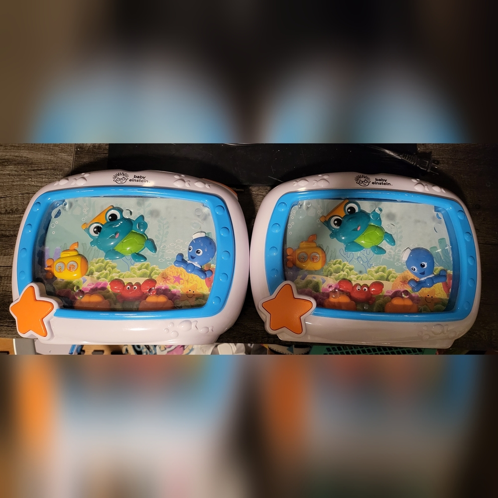 Underwater Friends Musical Soother - Blue and White